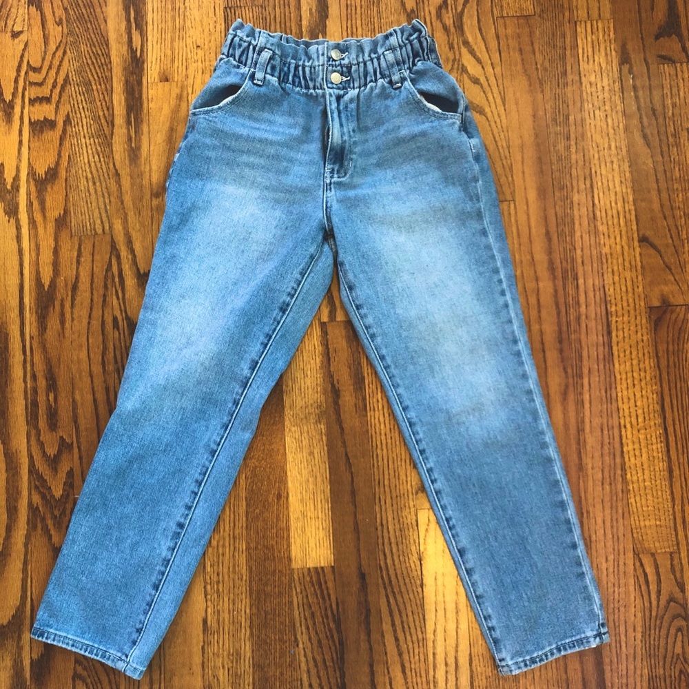 Pacsun Paper Bag Waist Mom Jeans